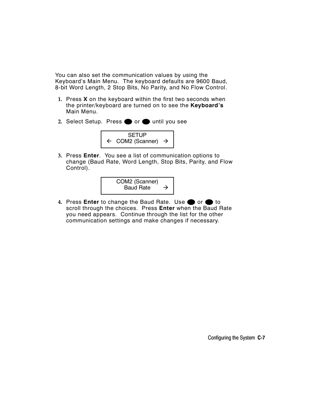 Paxar 939i manual Setup 