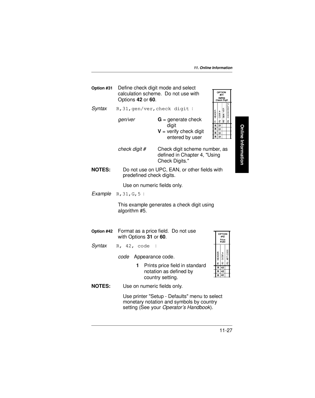 Paxar 9401 manual Defined in , Using 