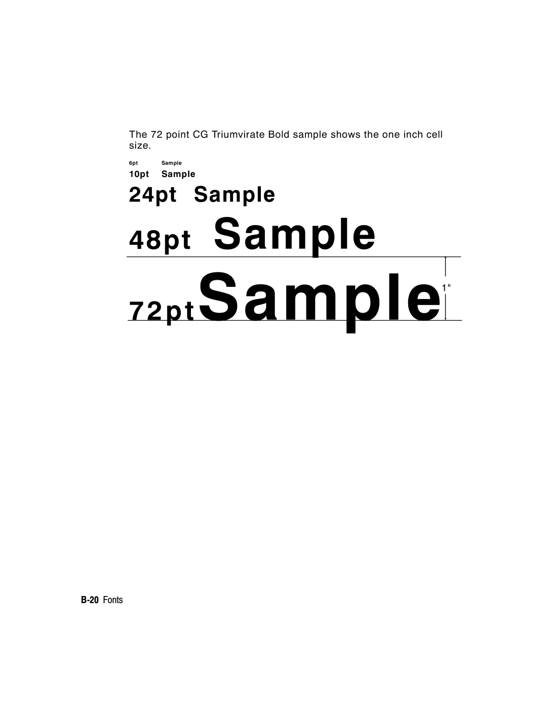 Paxar 9403, 9402 manual 48pt Sample 