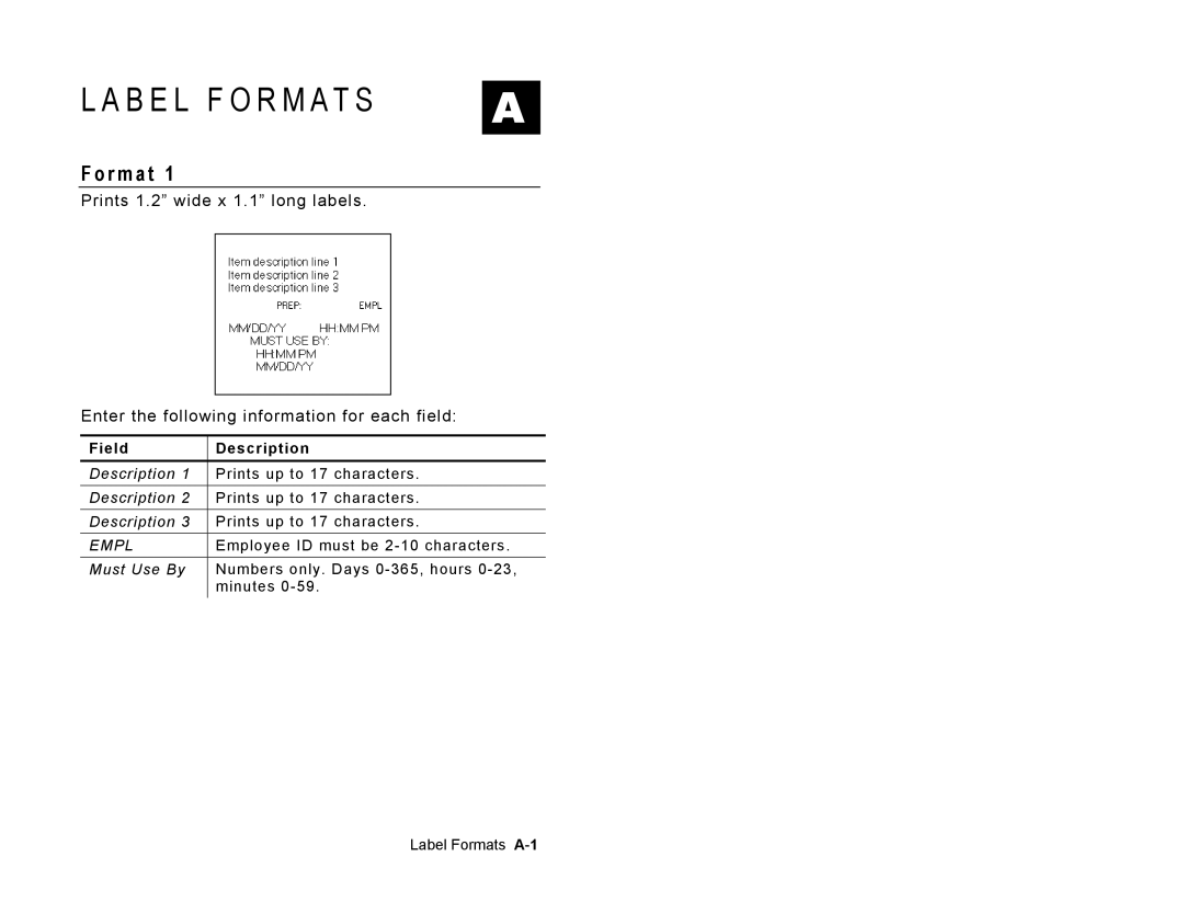 Paxar 9415 manual B E L F O R M At S, R m a t 