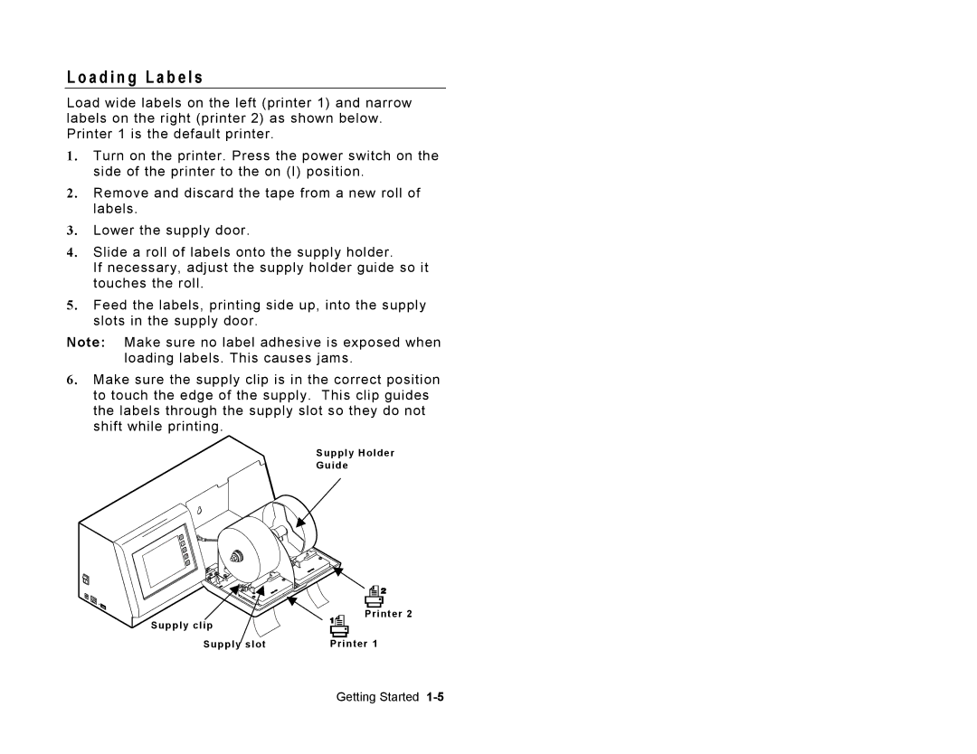 Paxar 9415 manual A d i n g L a b e l s 