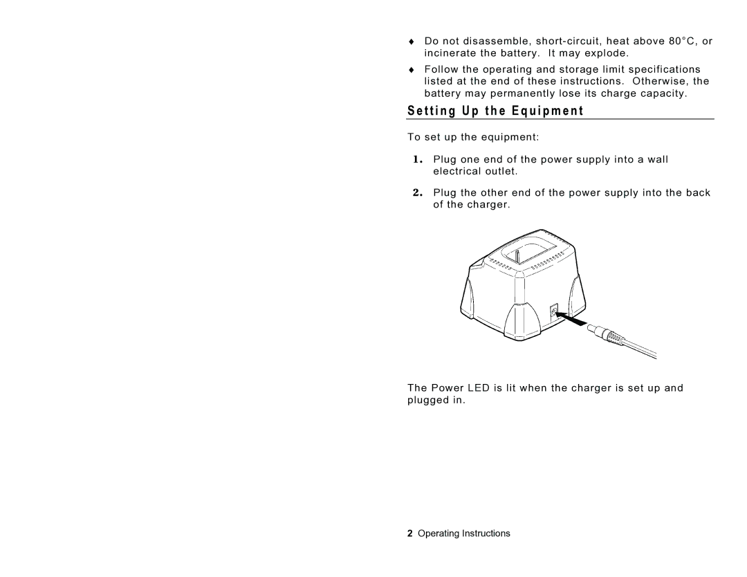 Paxar 9462TM operating instructions T t i n g U p t h e E q u i p m e n t 