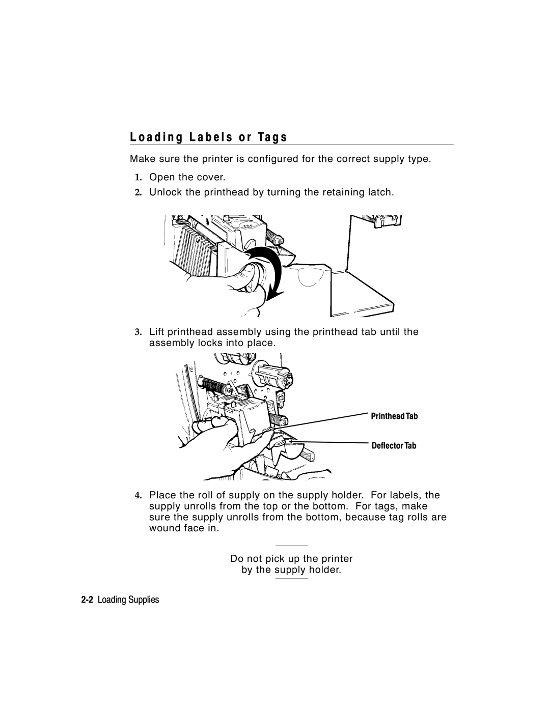 Paxar 9855 manual A d i n g L a b e l s o r Ta g s 