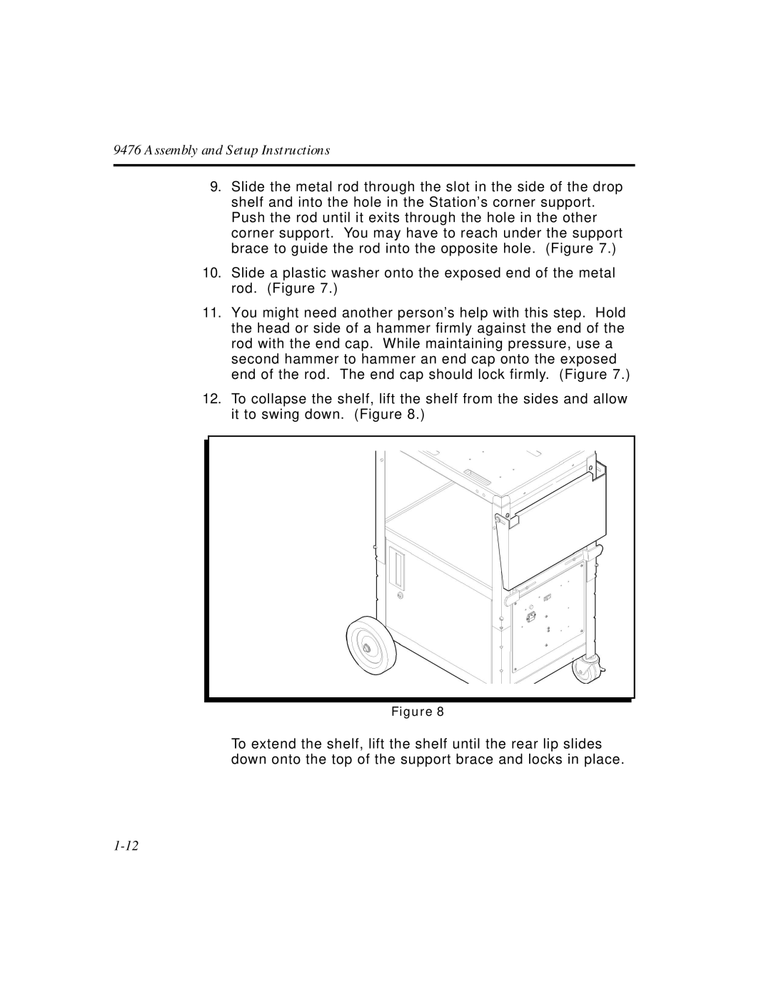 Paxar Monarch 9476 manual Assembly and Setup Instructions 