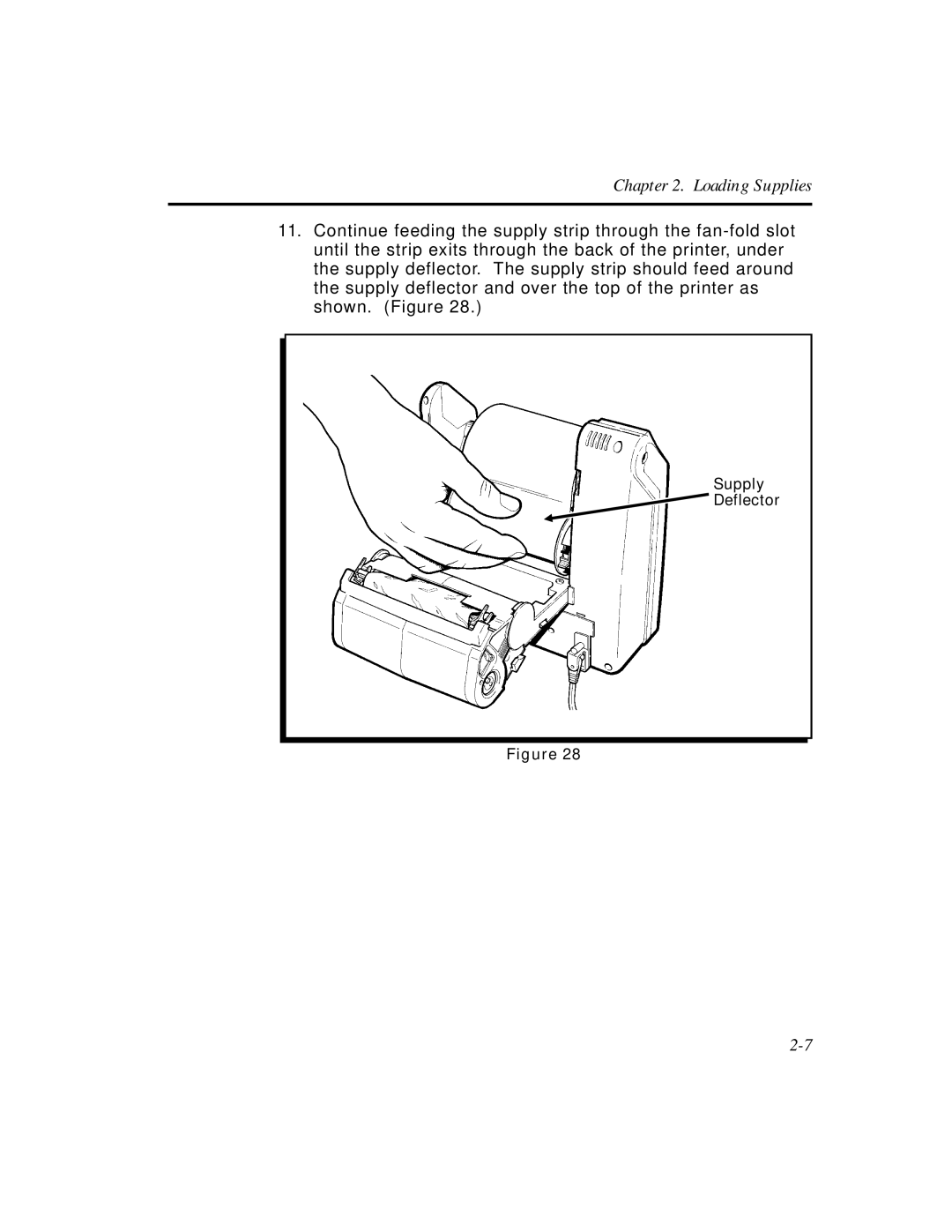 Paxar Monarch 9476 manual Supply Deflector 