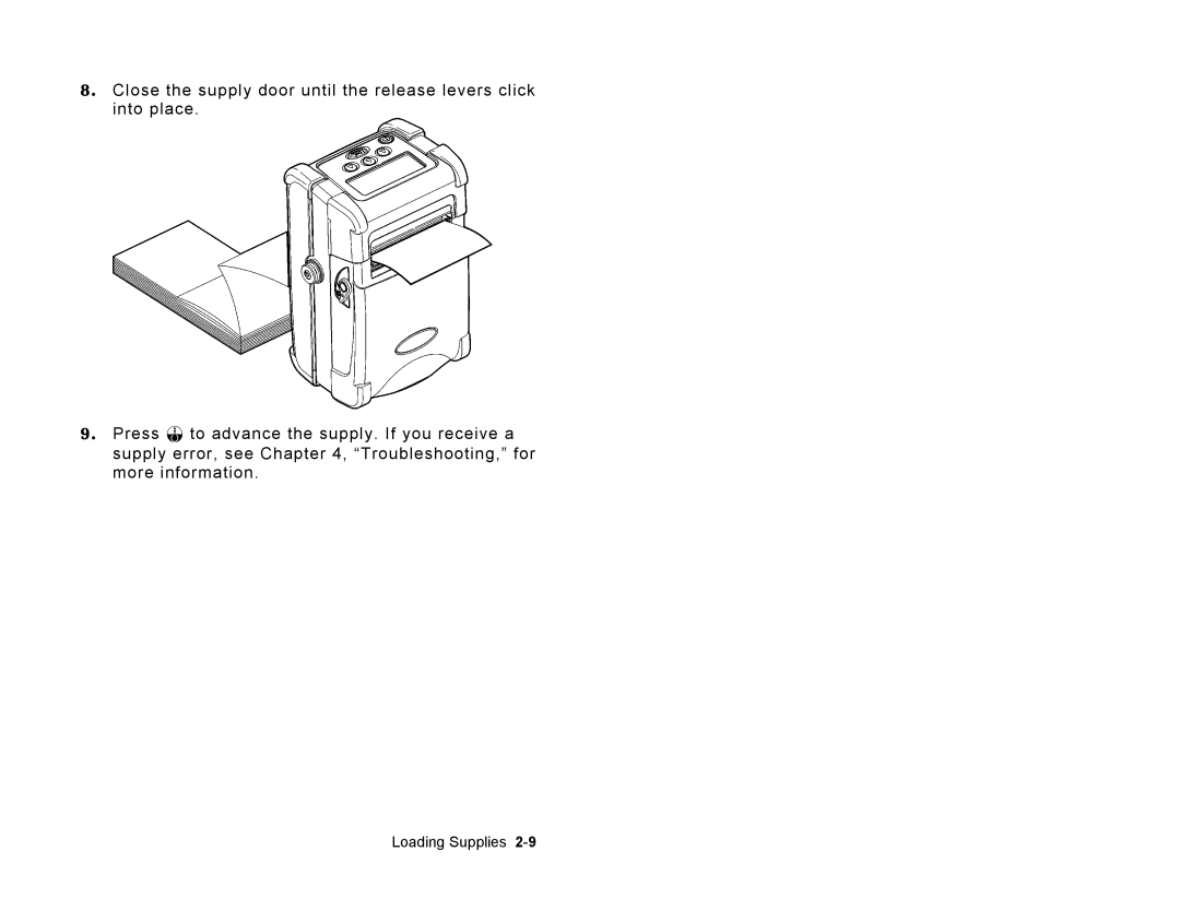 Paxar Sierra Sport3 manual Loading Supplies 