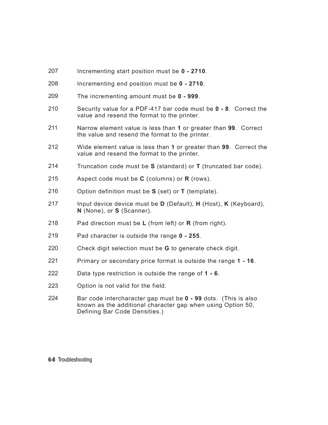 Paxar TC6037PR manual 