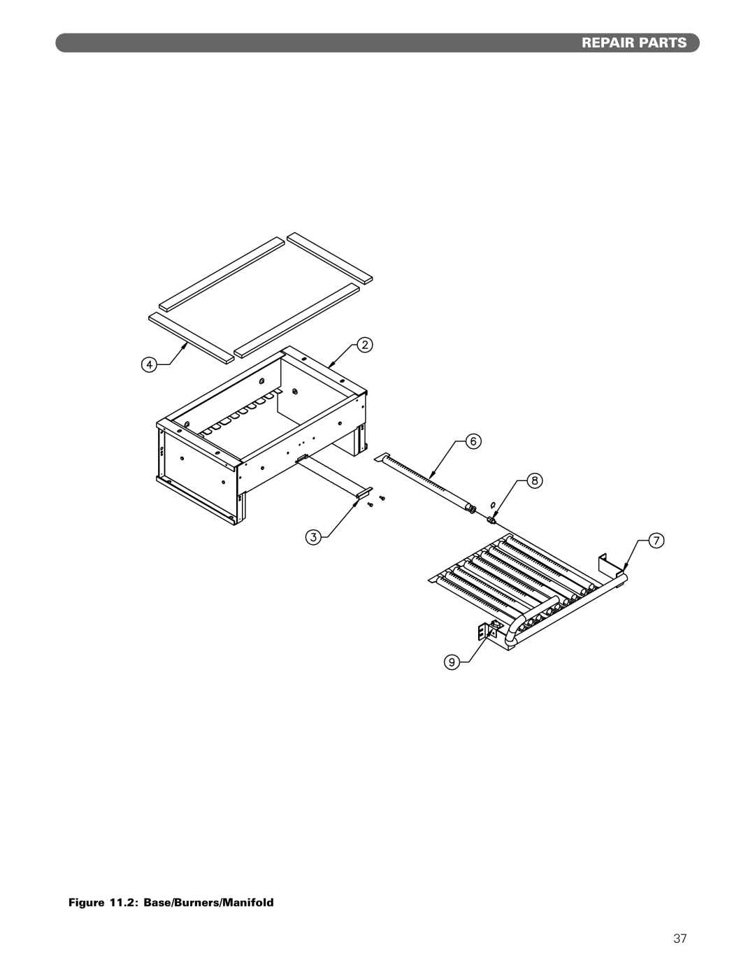 PB Heat DE manual Base/Burners/Manifold 