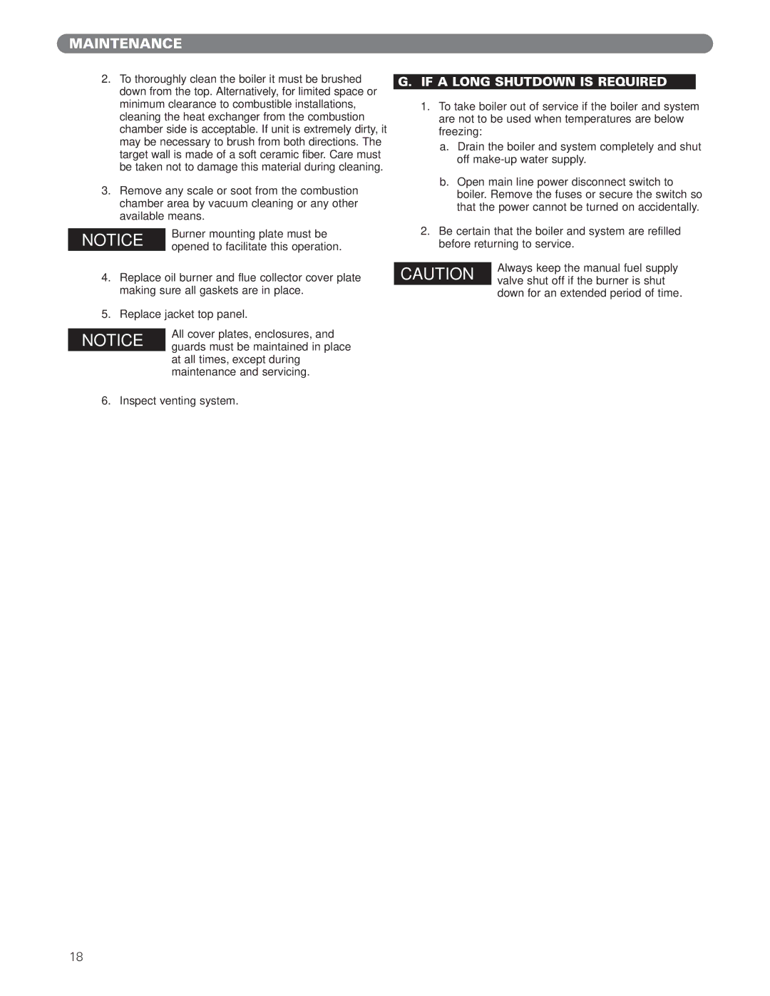 PB Heat WV Series, WBV Series manual If a Long Shutdown is Required, Opened to facilitate this operation 