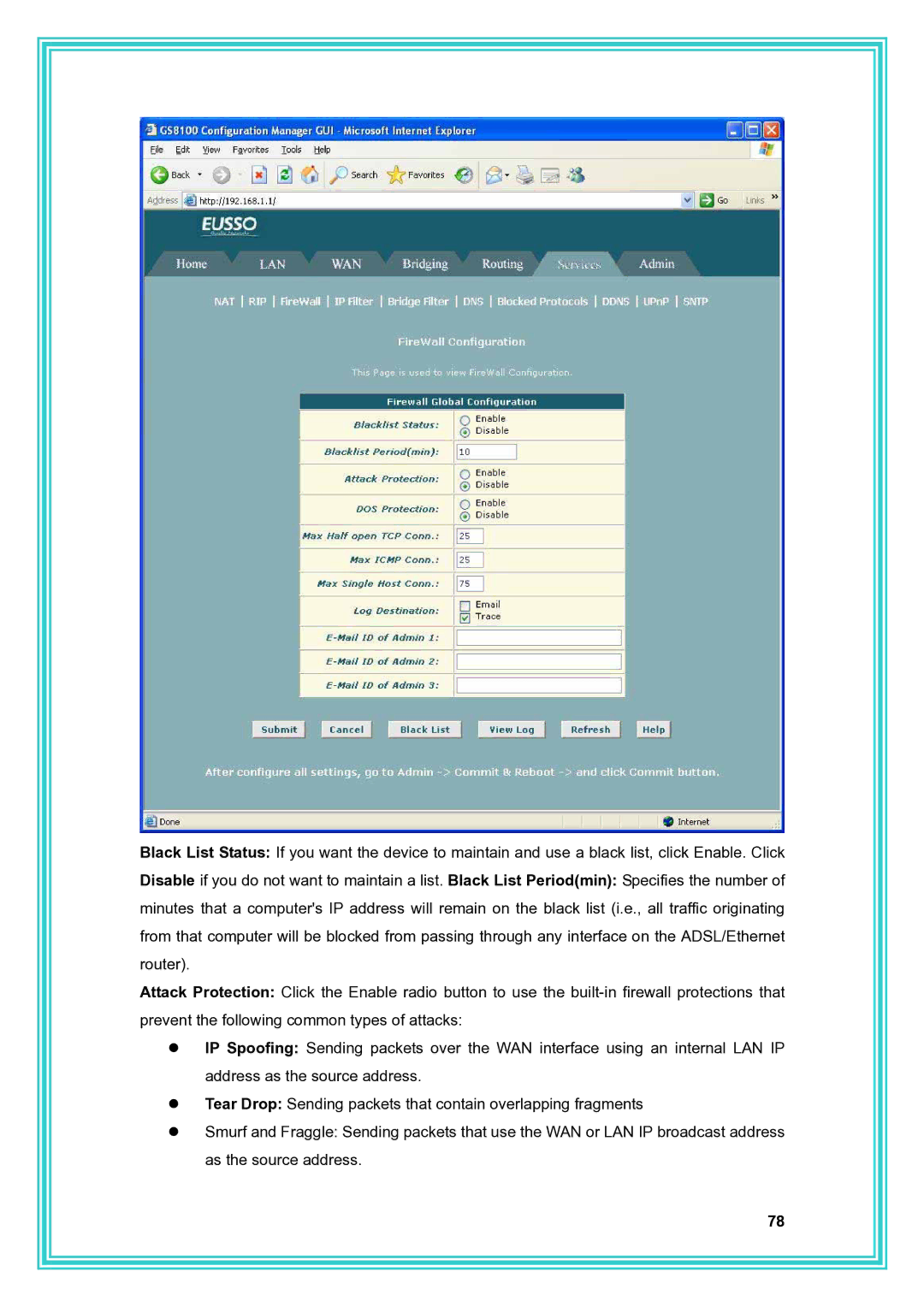 PC Concepts ADSL2+ user manual 