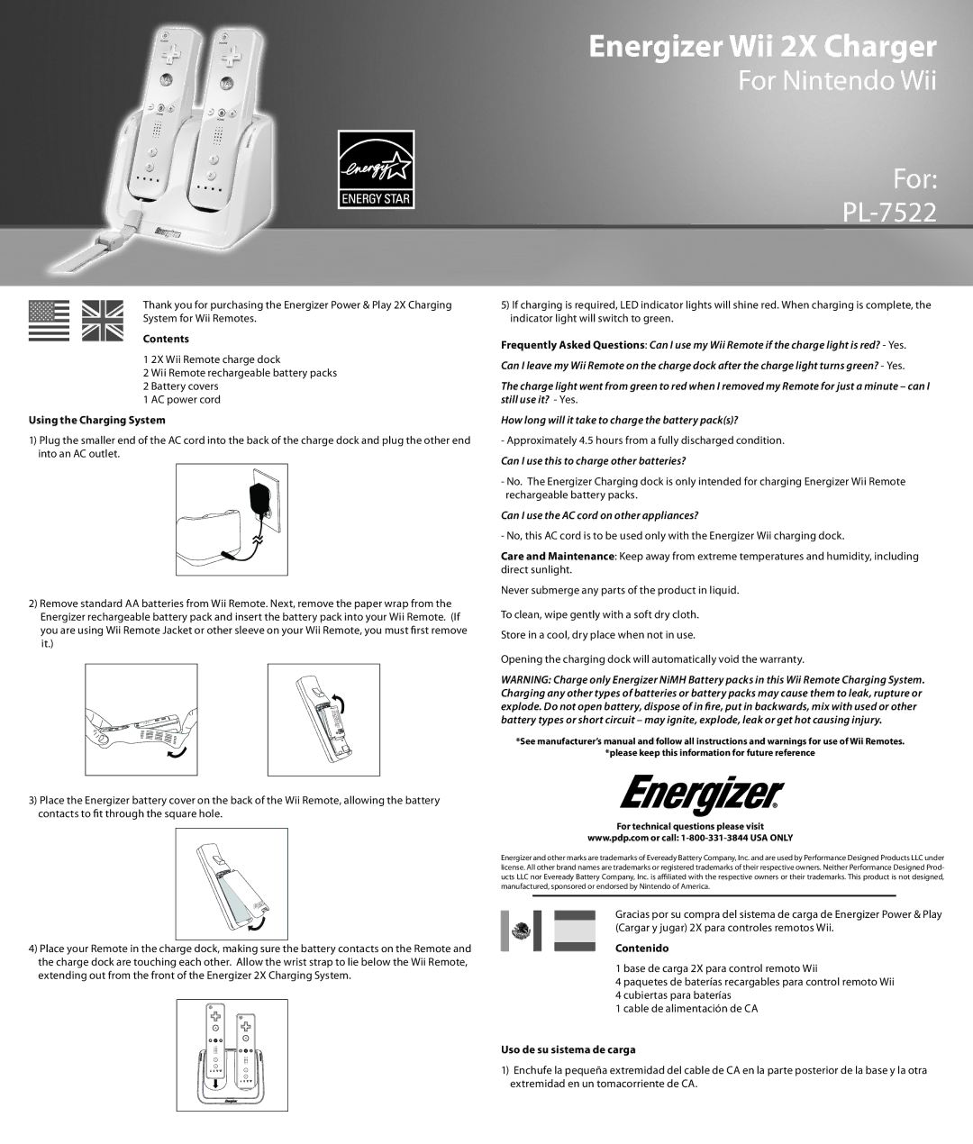 PDP PL-7522 manual Can I use this to charge other batteries?, Can I use the AC cord on other appliances? 