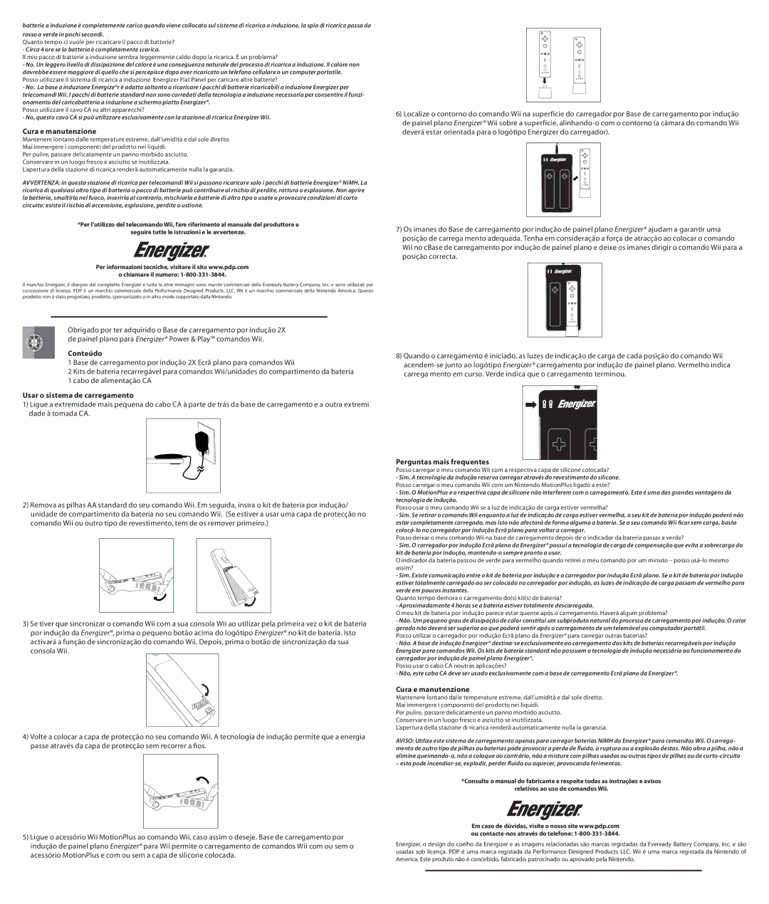 PDP PL-7581 manual Cura e manutenzione, Conteúdo, Usar o sistema de carregamento, Perguntas mais frequentes 