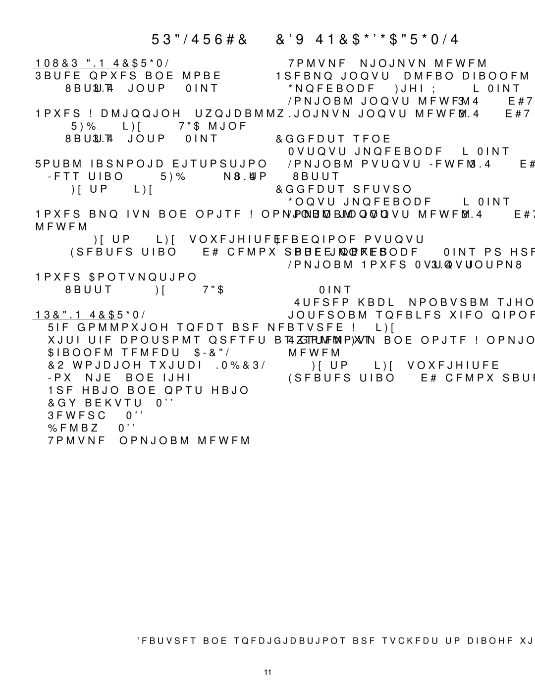 Peavey operation manual Transtube 110 EFX Specifications 