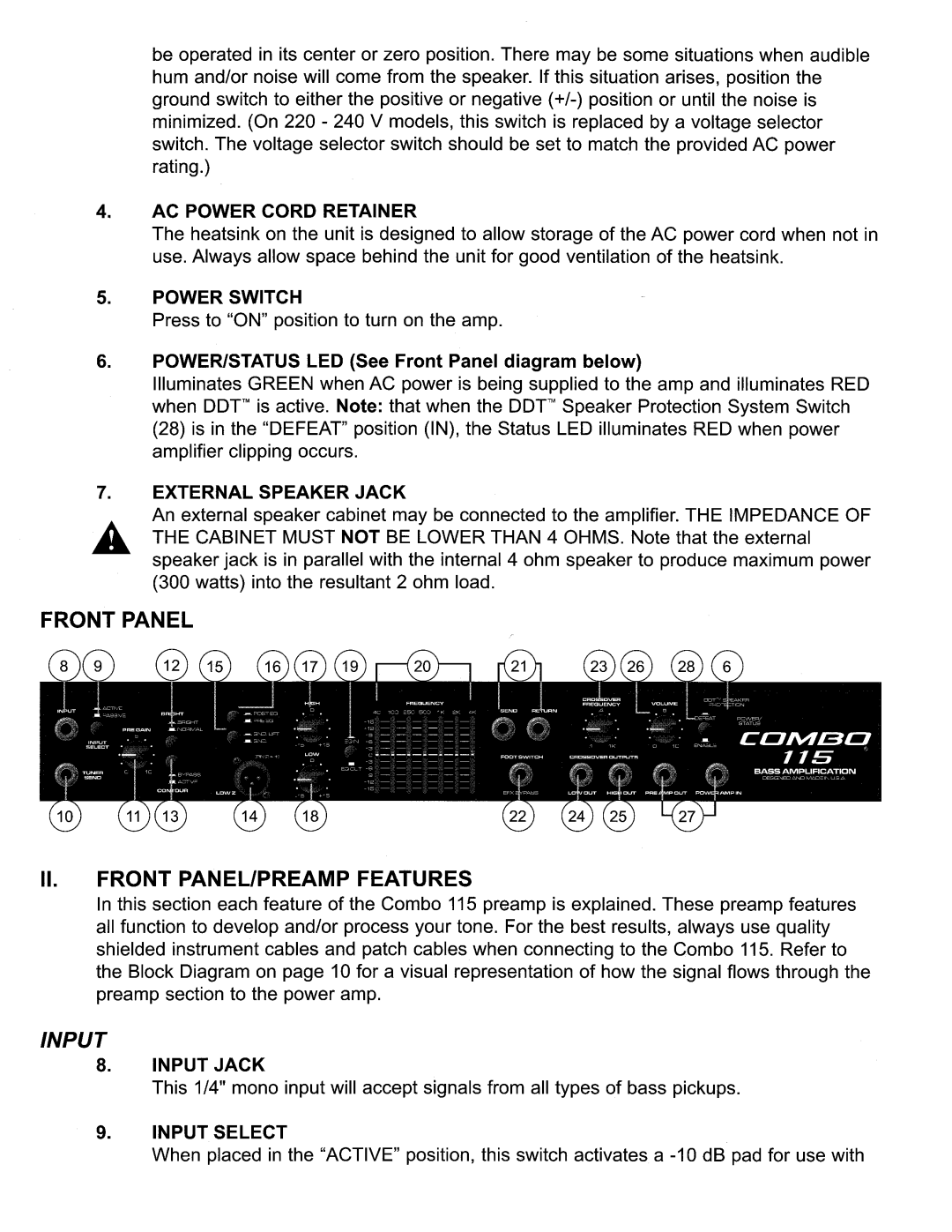 Peavey 115 manual 