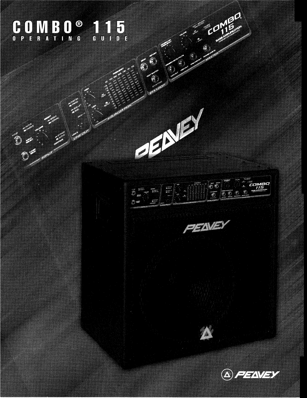 Peavey manual Delta Blues 115/210, Guitar Amplifier, Operating Manual 