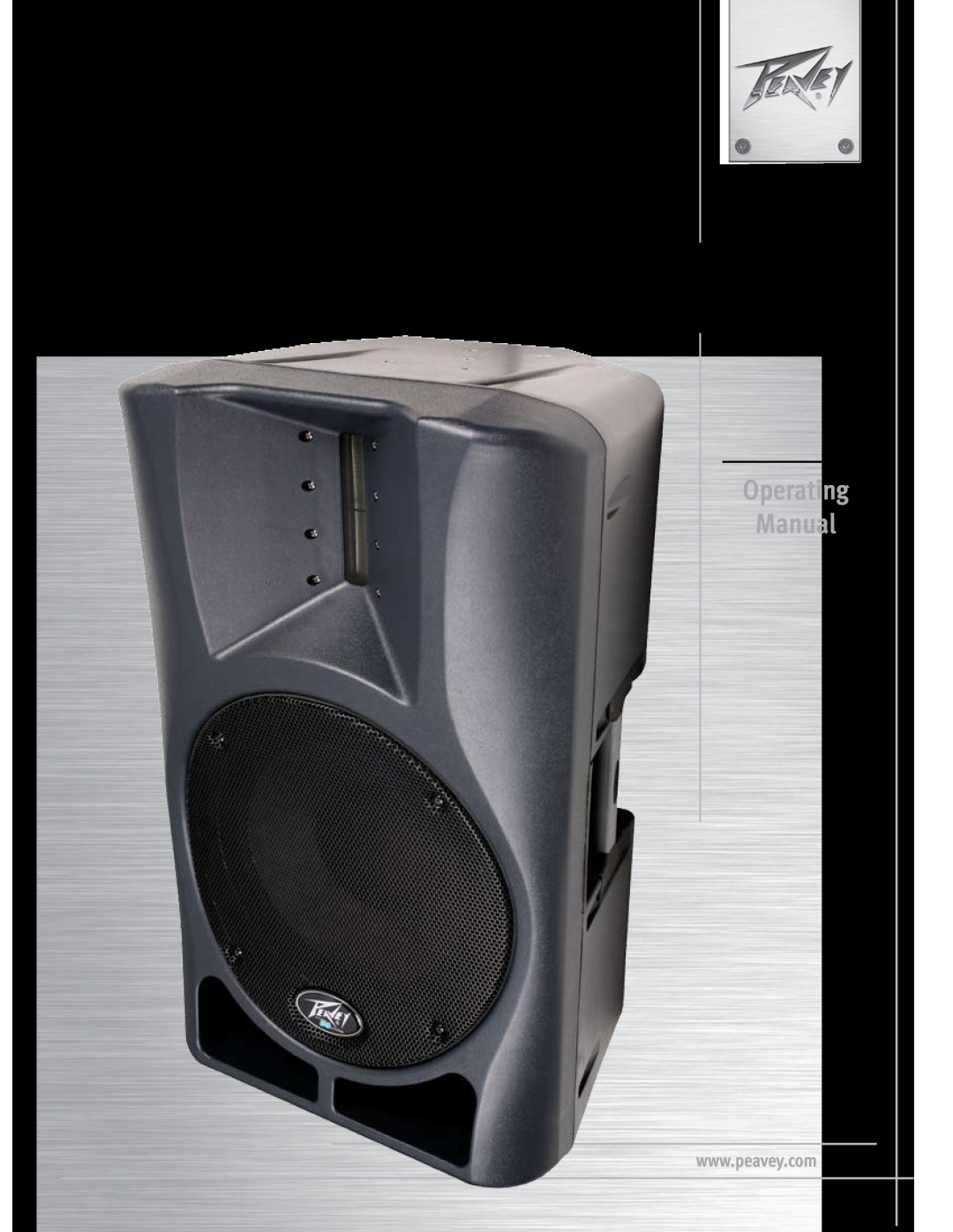 Peavey manual Impulse12 D, Operating Manual, Bi-amplifiedClass D powered speaker system 