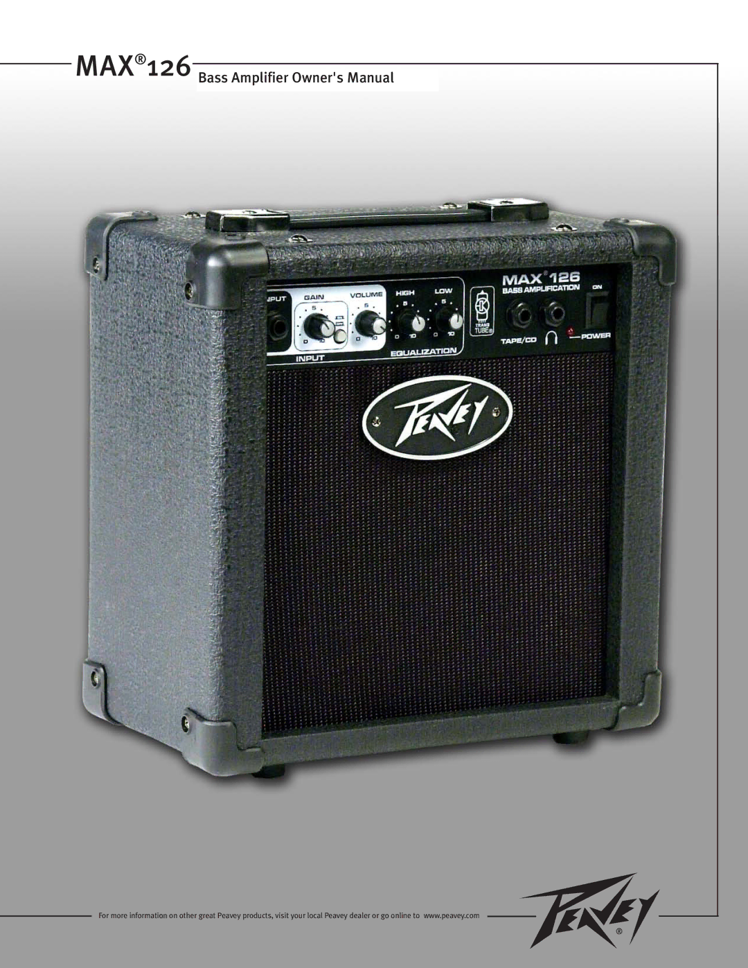 Peavey 126 owner manual 