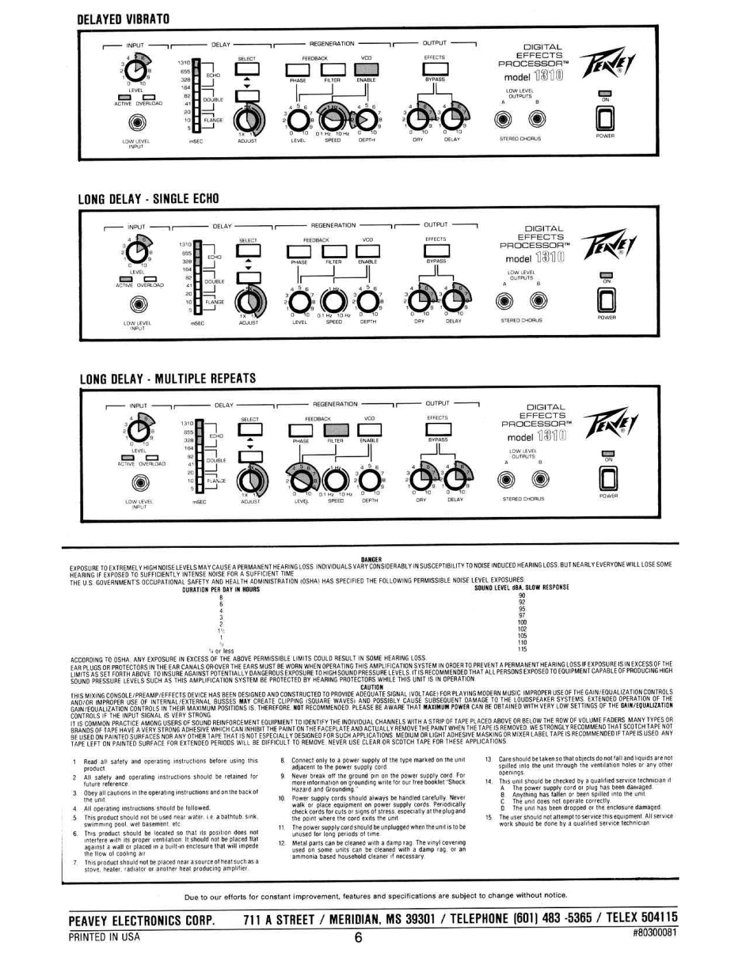 Peavey 2462 manual 