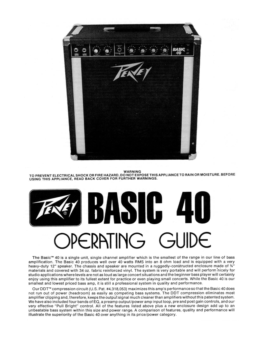 Peavey 40 manual 