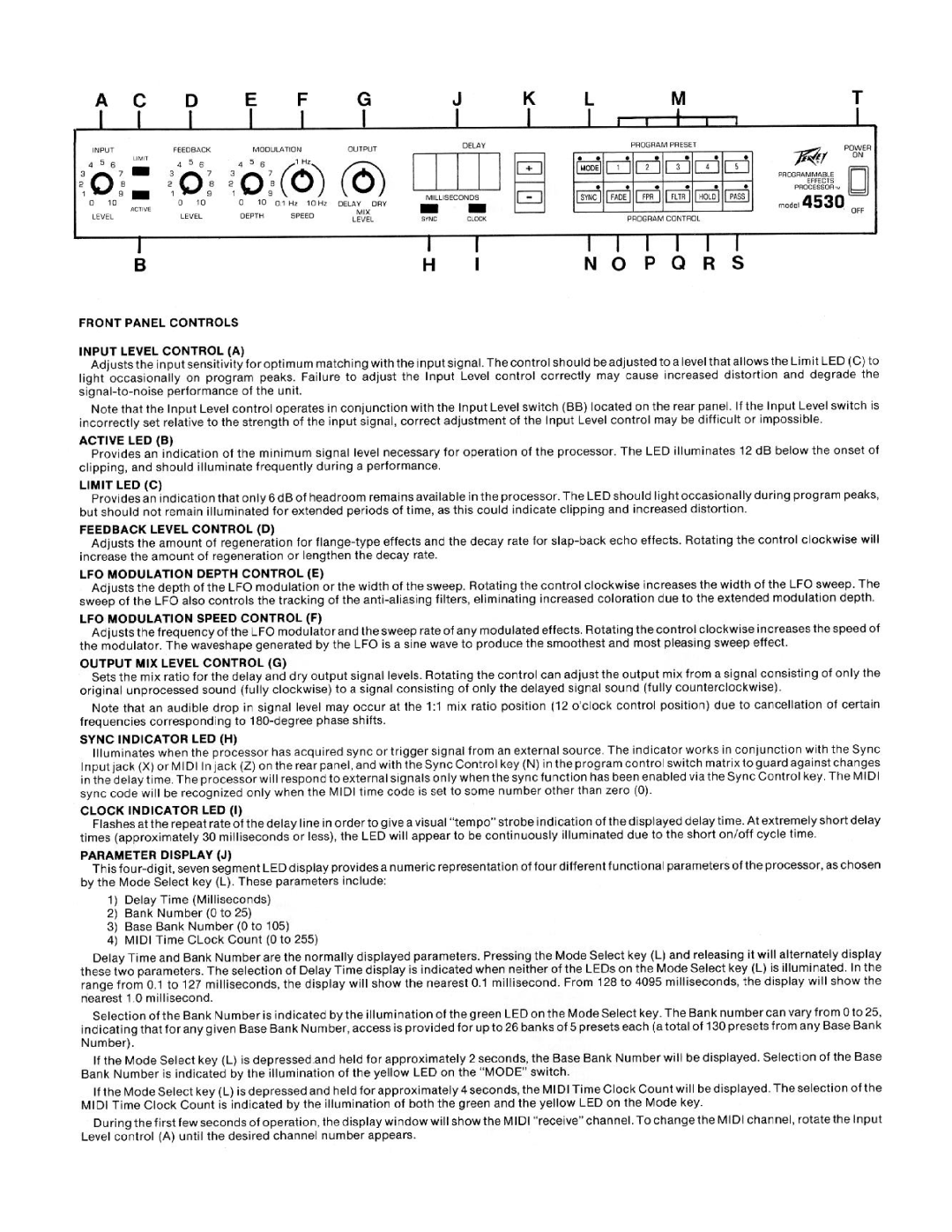 Peavey 4530 manual 