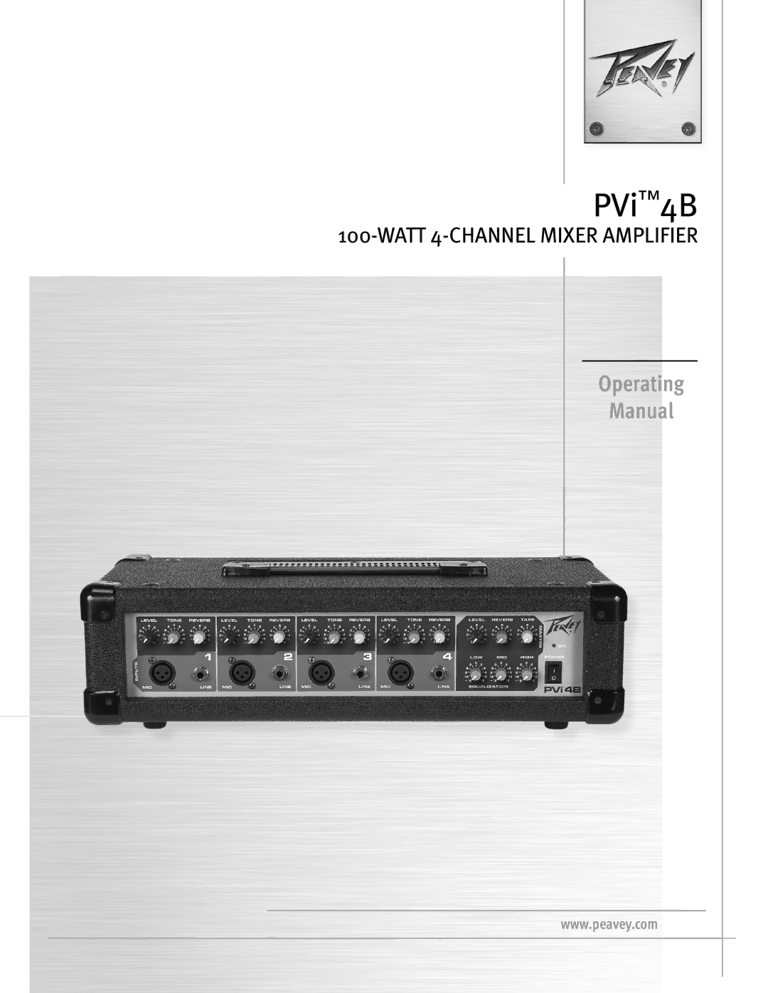 Peavey manual PVi4B 