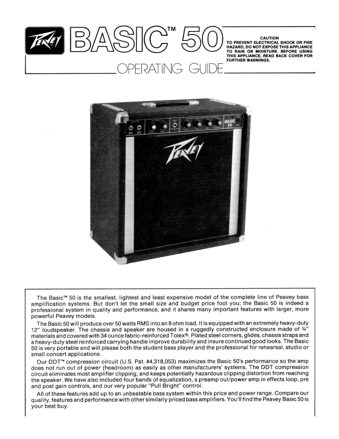 Peavey 50 manual 