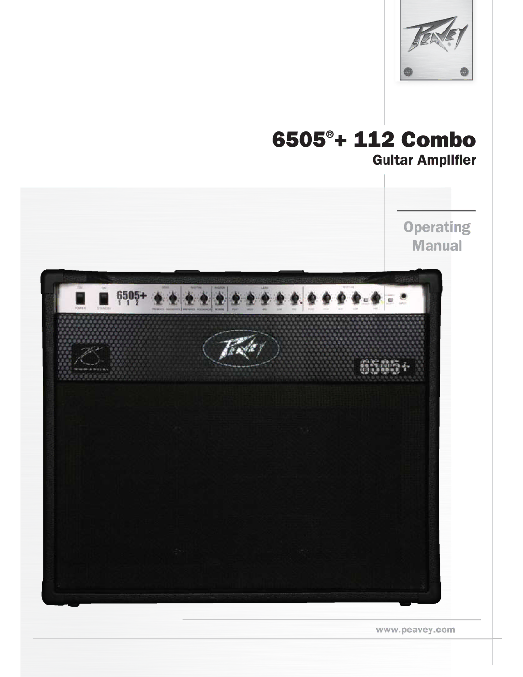 Peavey manual 6505+ 112 Combo 