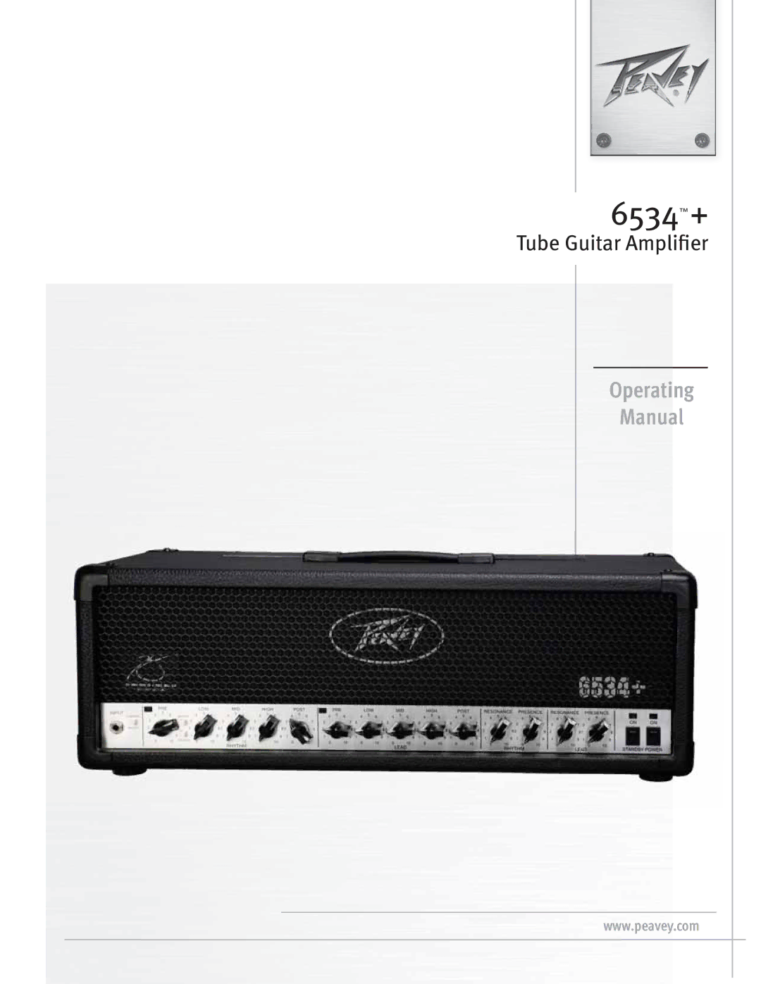 Peavey manual 6534 + 