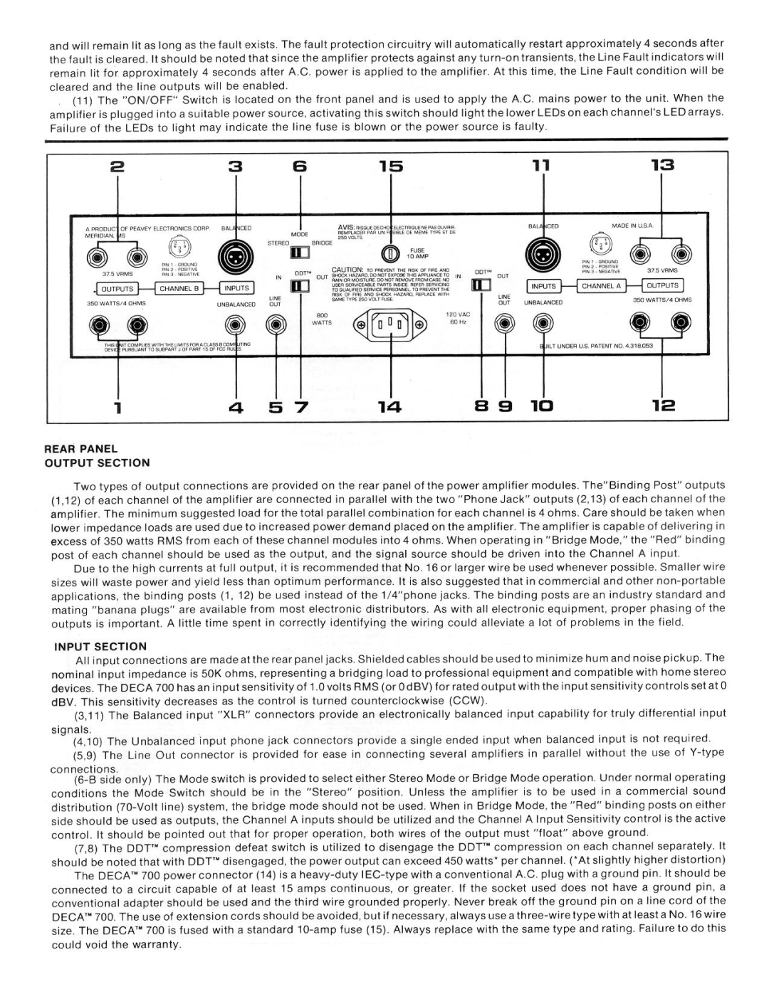 Peavey 700 manual 