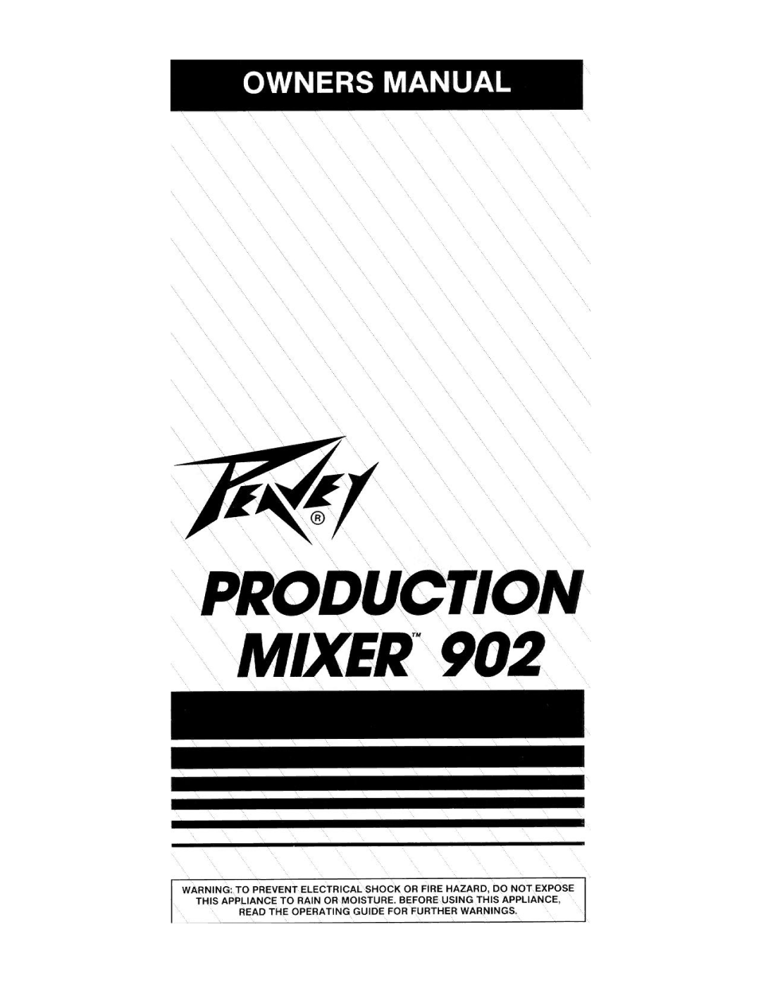 Peavey 902 manual 