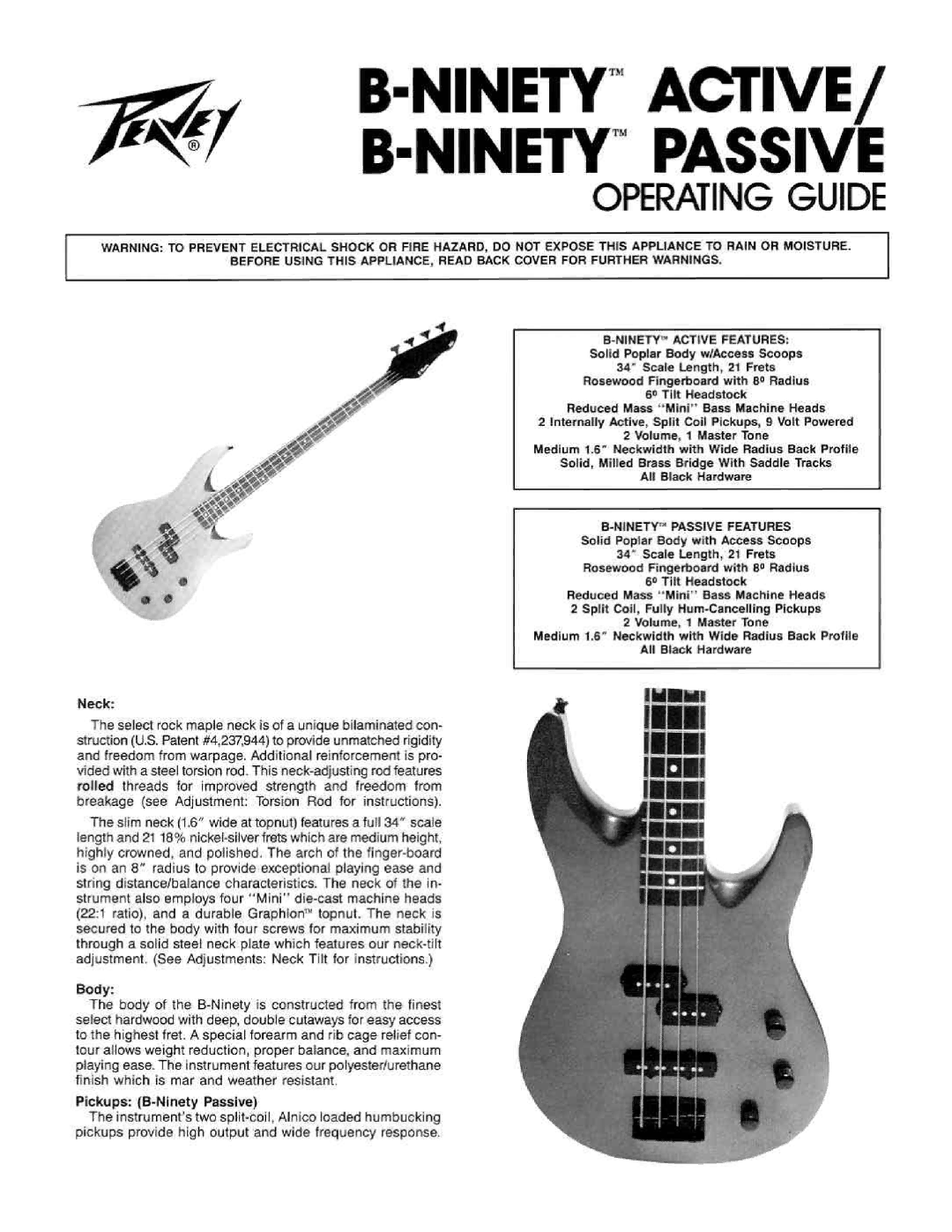 Peavey Active manual 