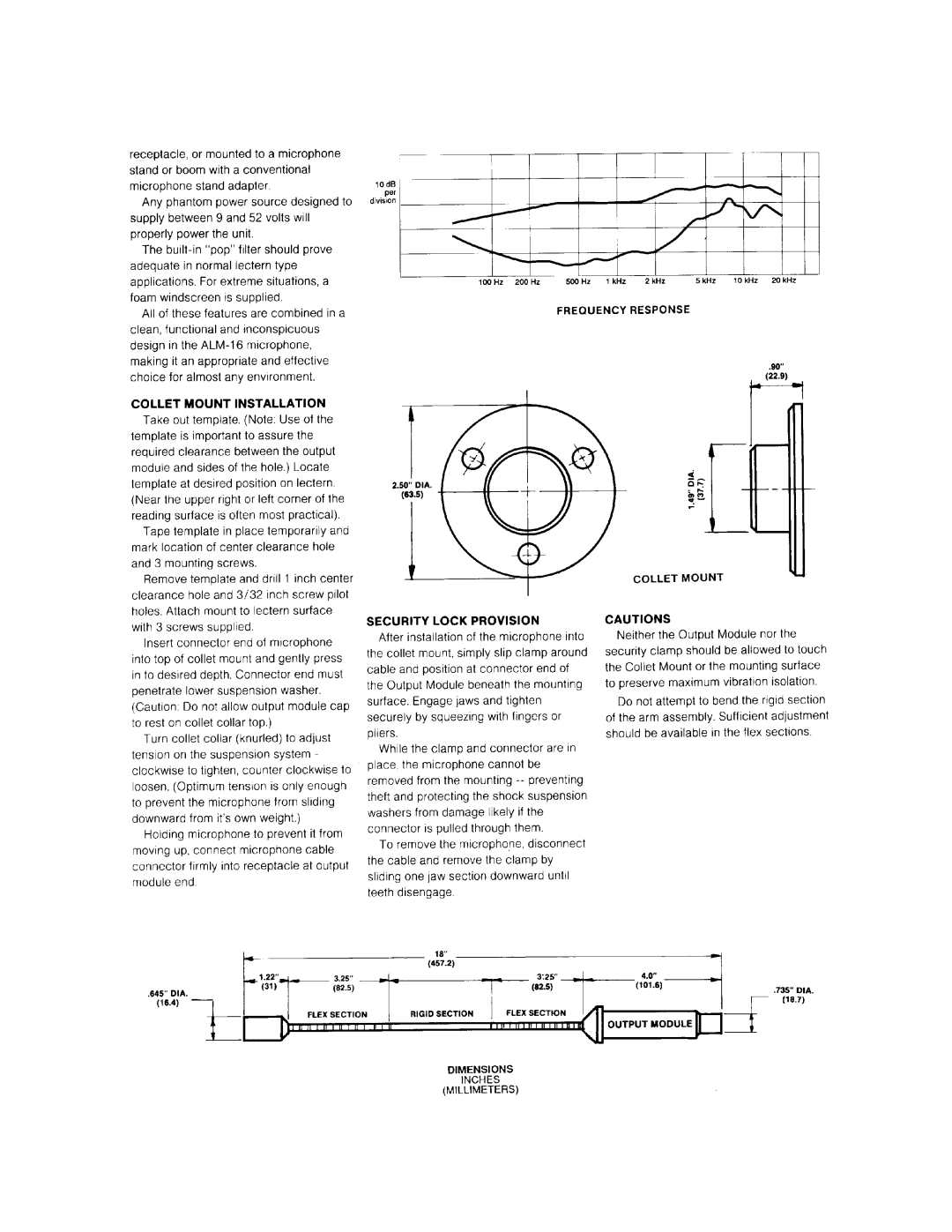 Peavey ALM0-16 manual 