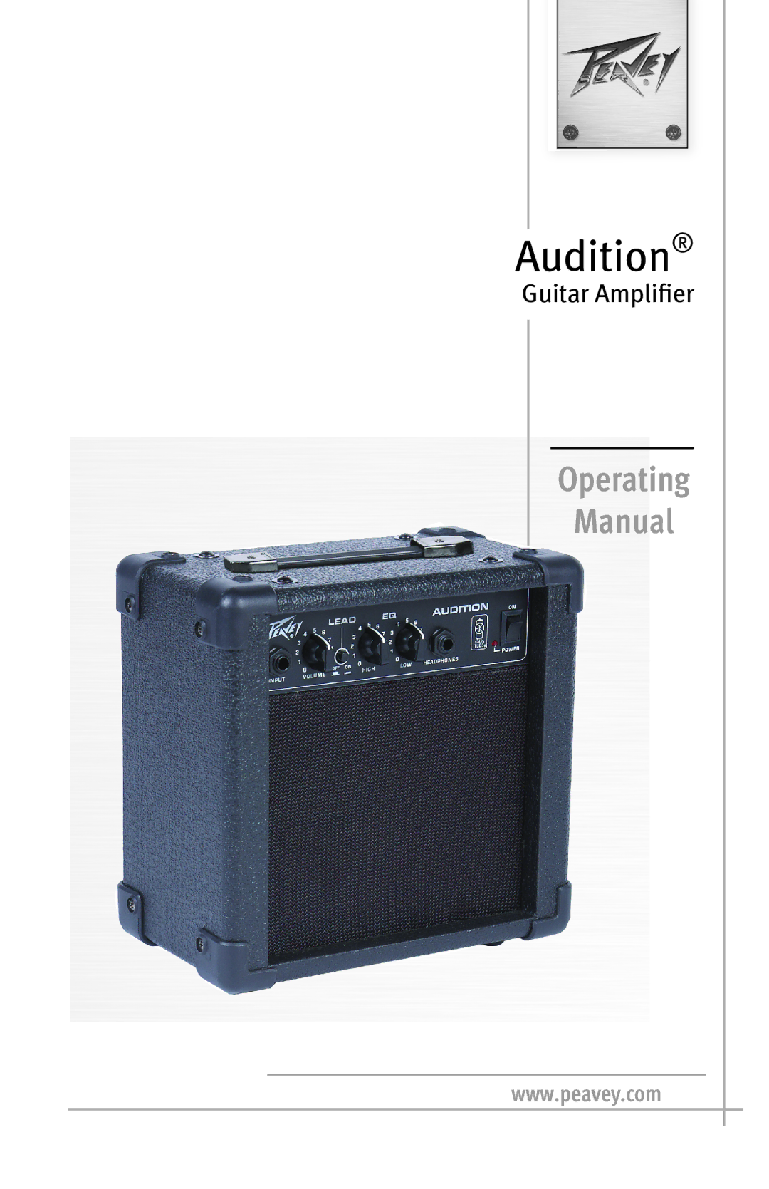 Peavey Audition manual 