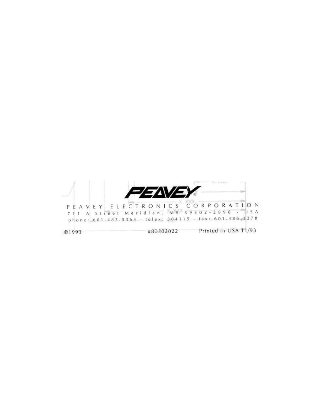 Peavey Axcelerator AX manual 