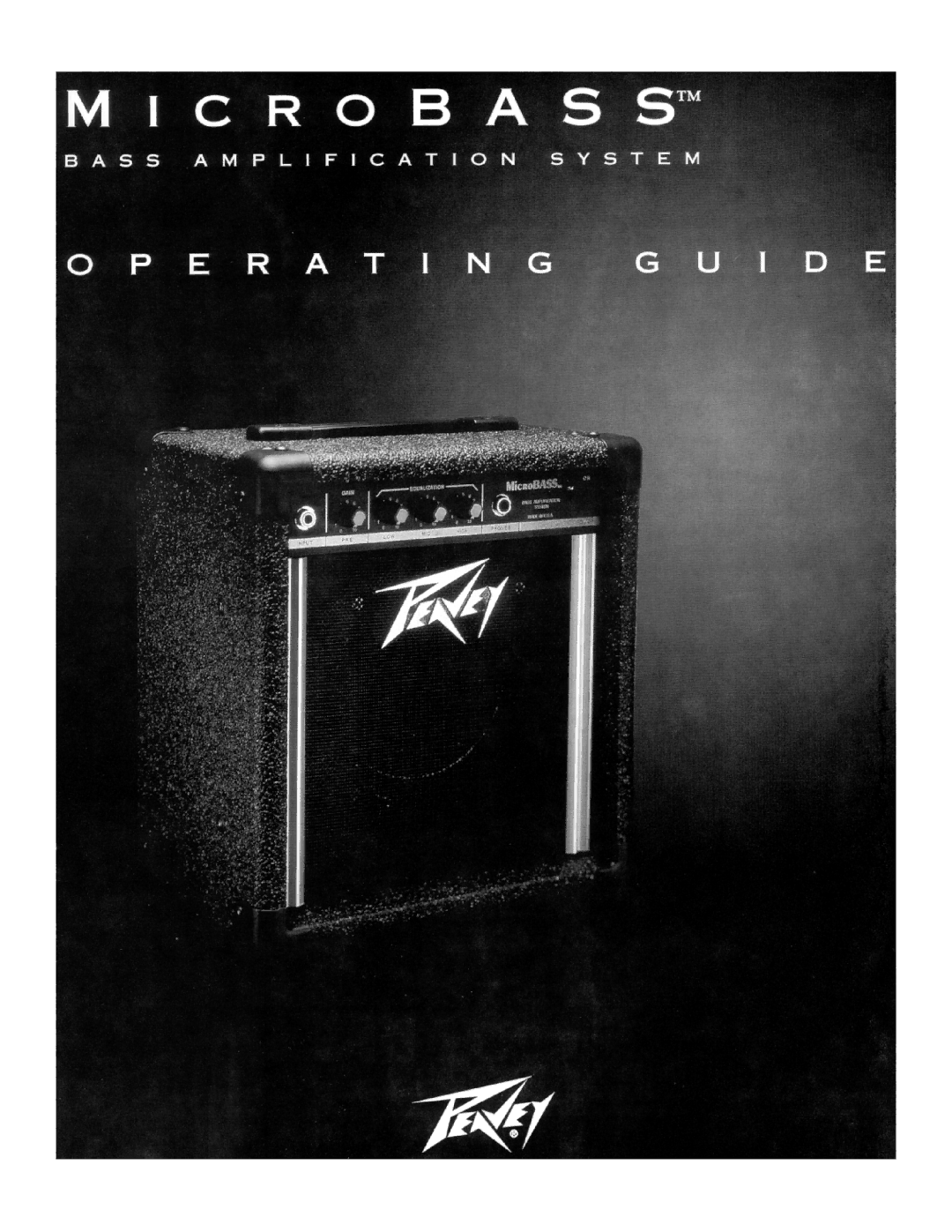 Peavey Bass Amplification System manual 