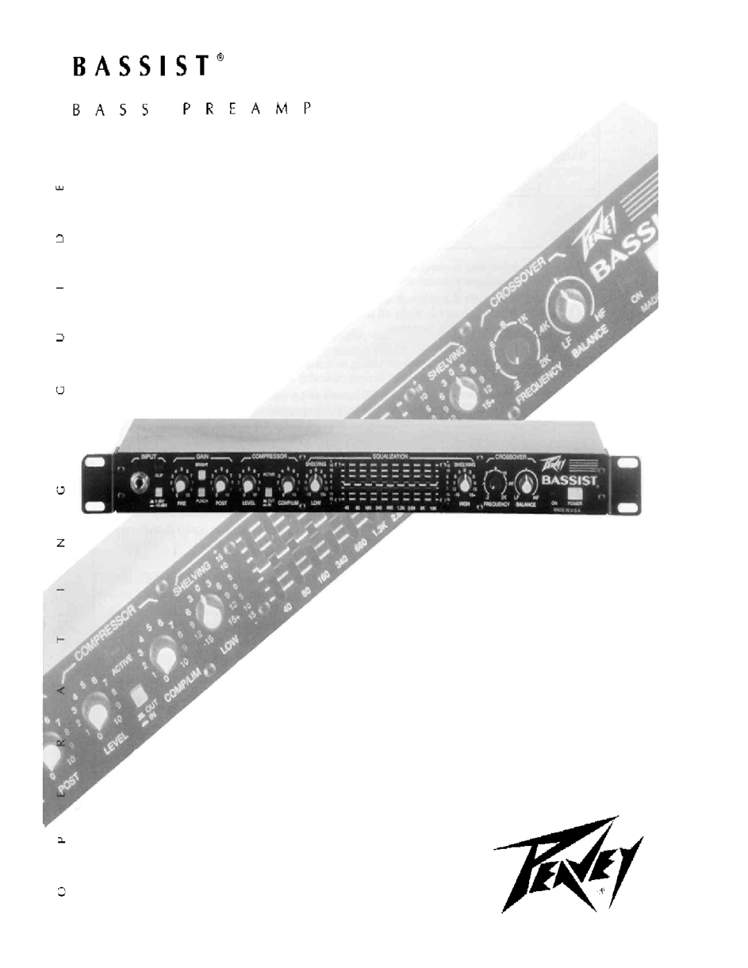 Peavey Bass Preamplifier manual 