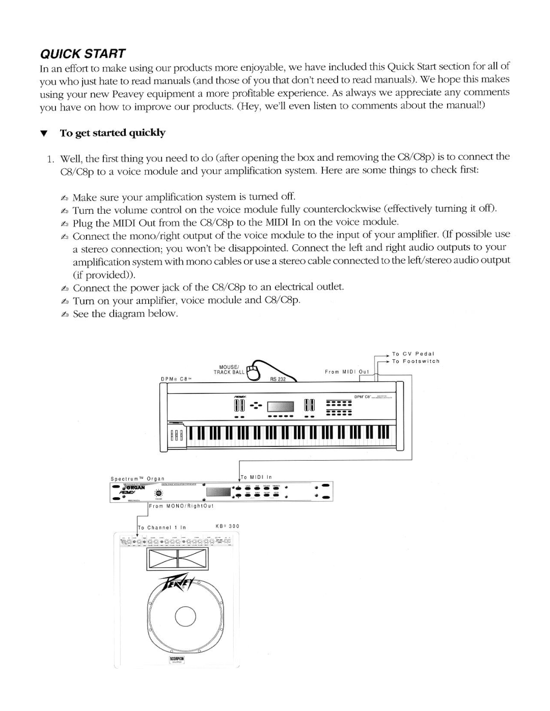 Peavey C8p manual 