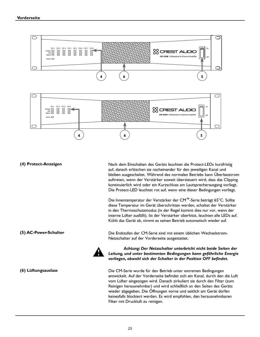 Peavey CM2208, CM2204 owner manual 