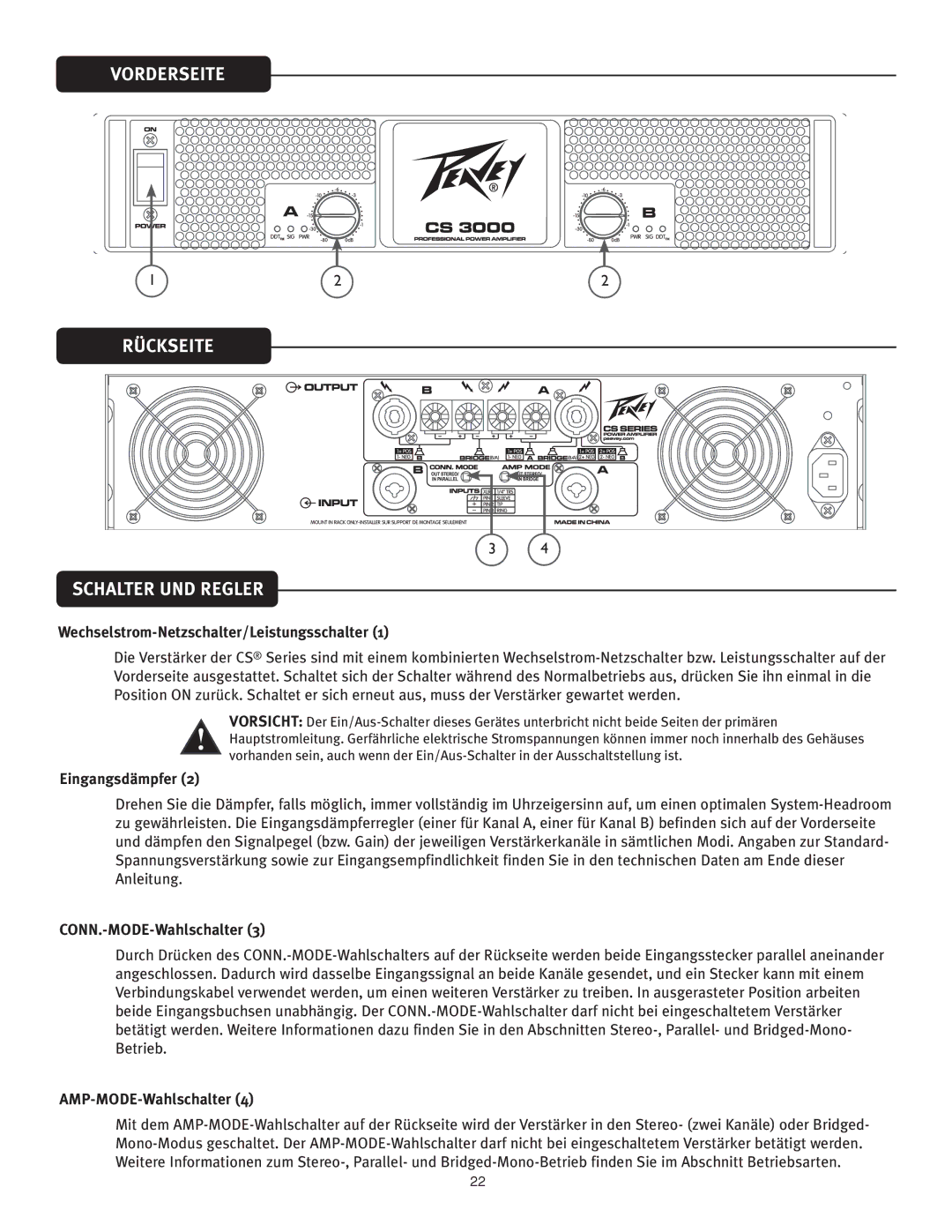 Peavey CS 4000, CS 4080 owner manual 703%&34&*5 3f$,4&*5, $-5&36/%3&-&3, 8FDITFMTUSPN/FUTDIBMUFS-FJTUVOHTTDIBMUFS  