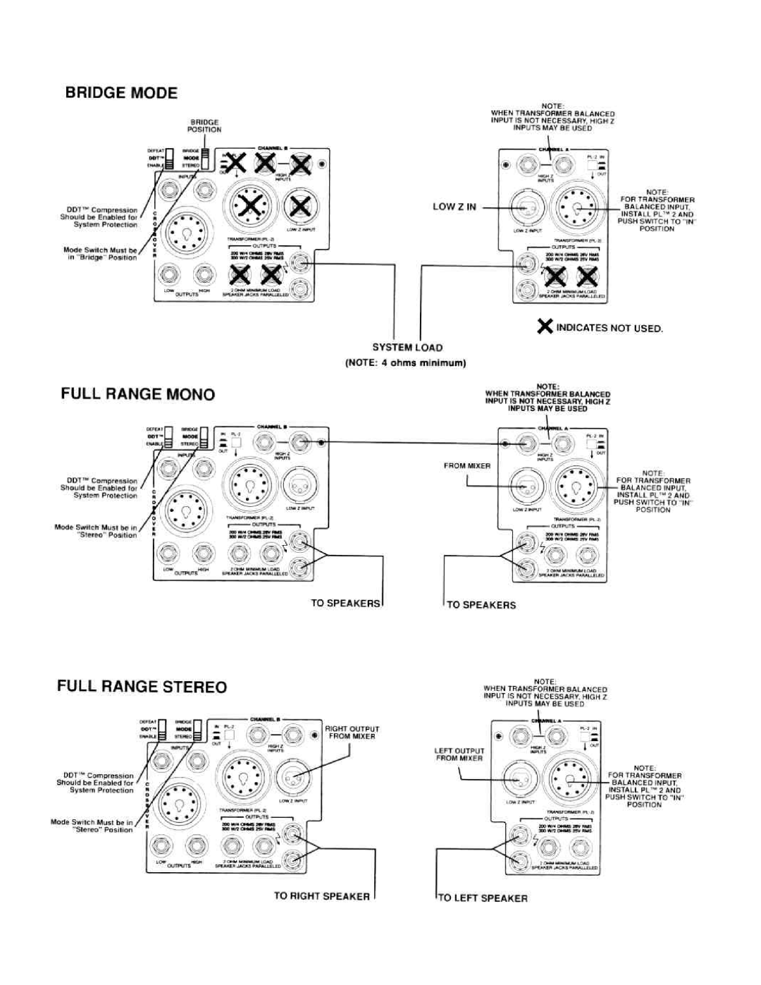 Peavey CS 400x manual 