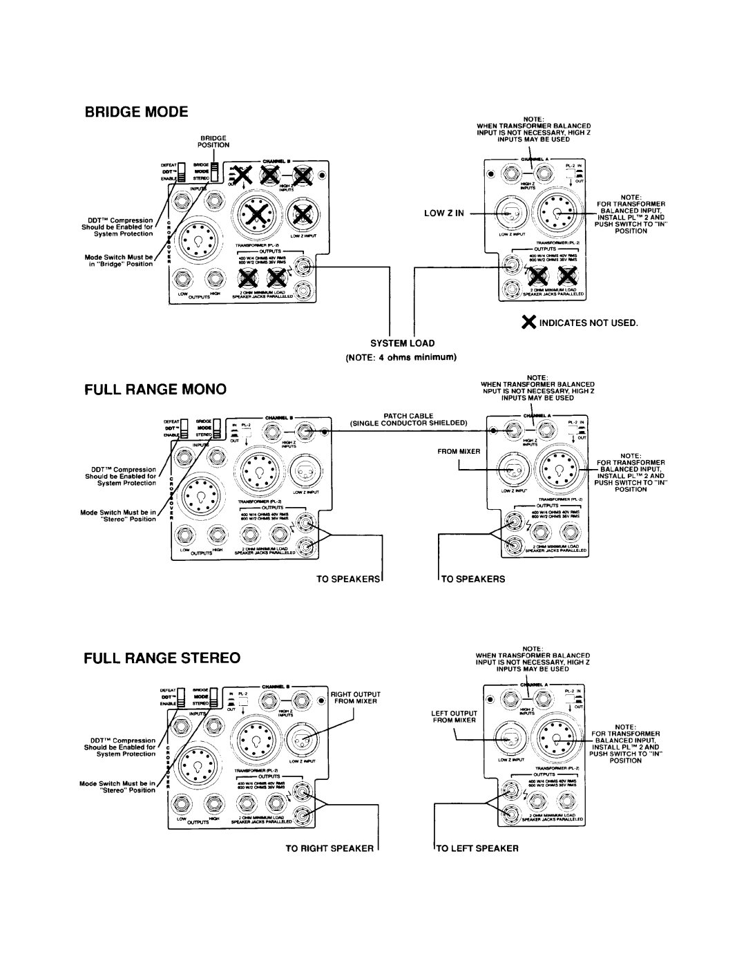 Peavey CS 800X manual 