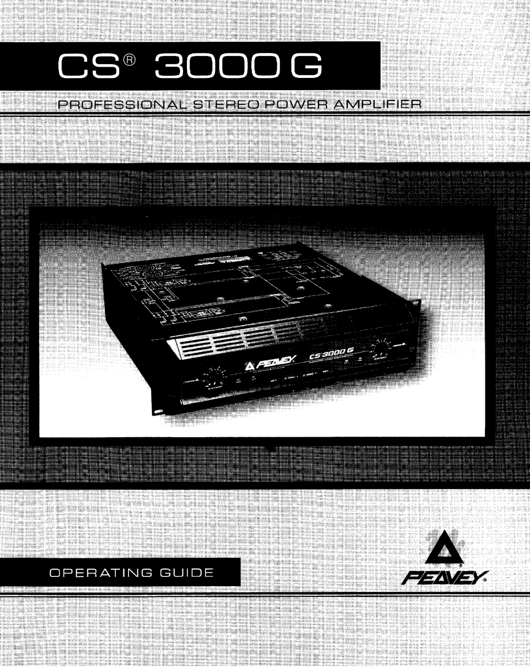 Peavey CS 3000G, CS-G series manual 