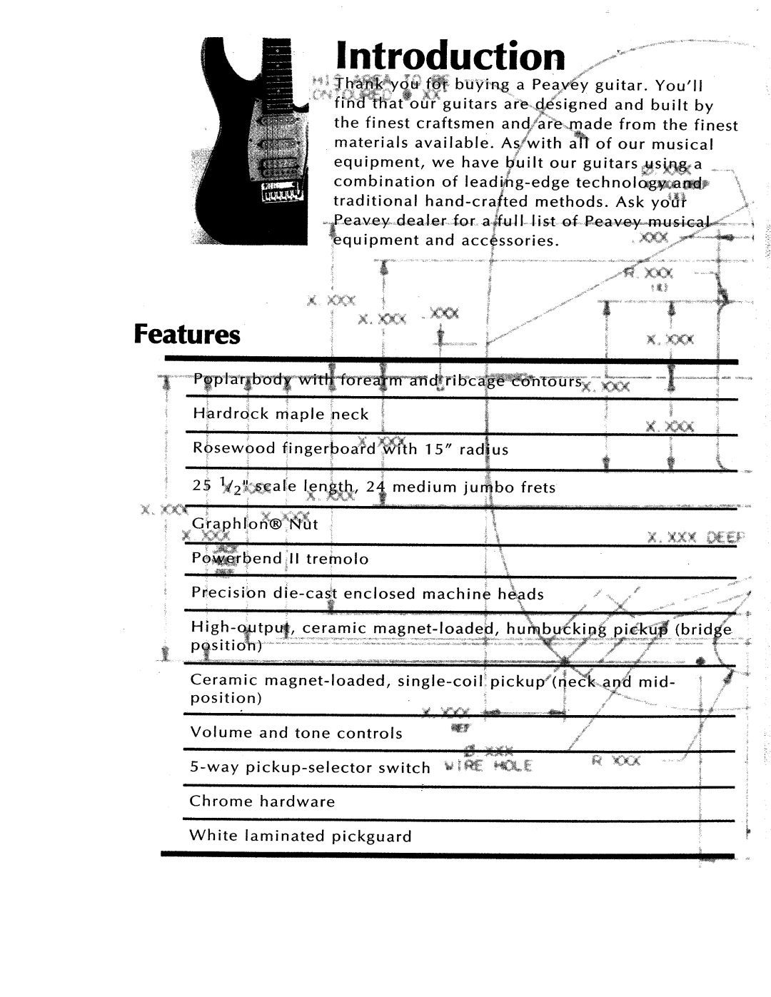 Peavey Detonator JX manual 