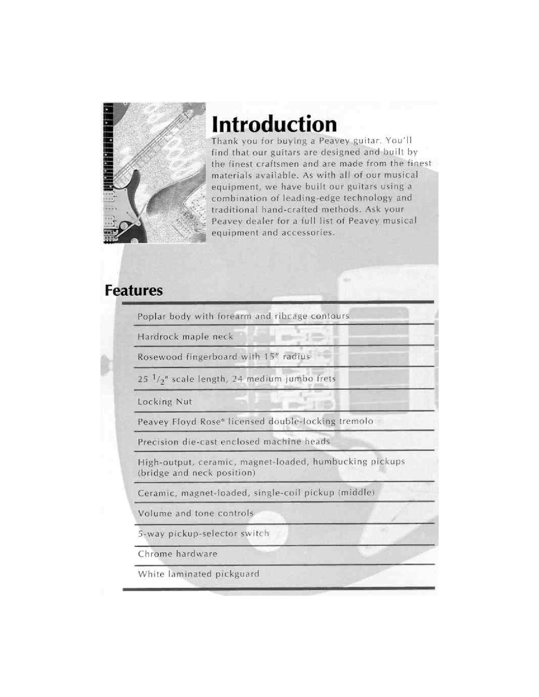 Peavey Detonator manual 