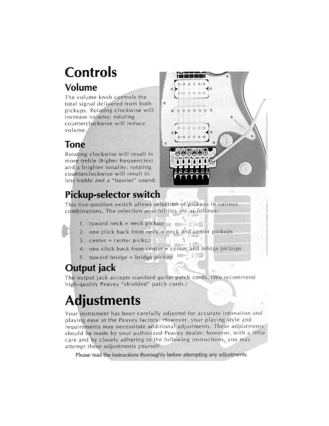 Peavey Detonator manual 