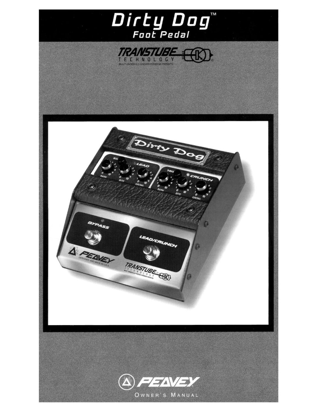 Peavey Dirty Dog manual 