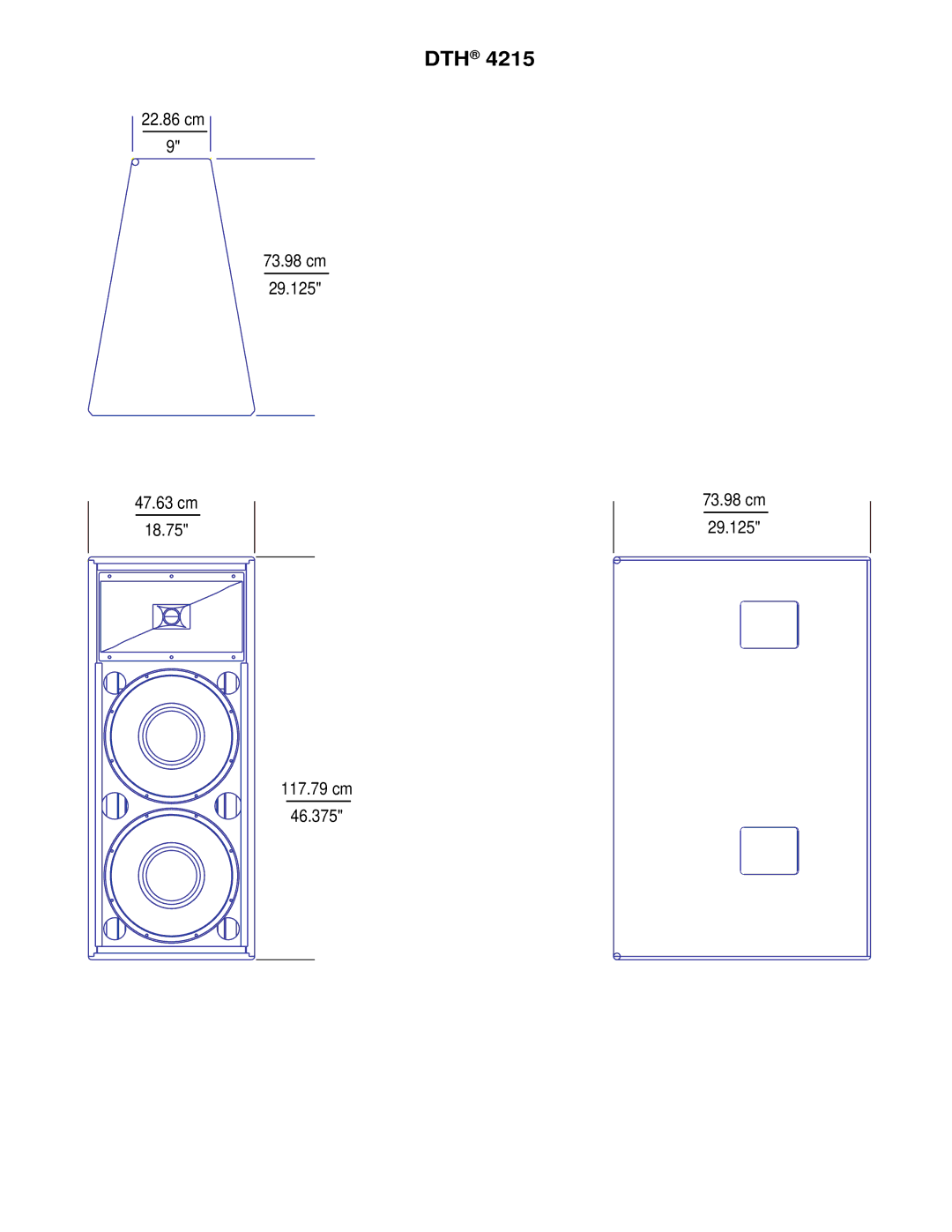 Peavey DTH 4215 specifications Dth 