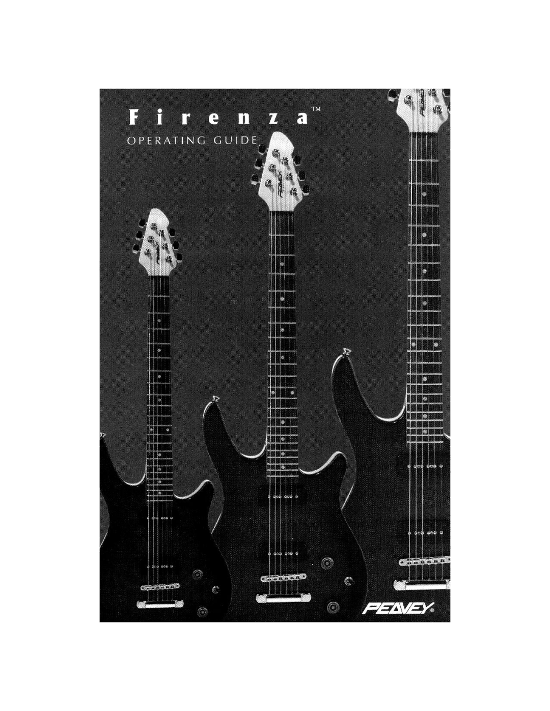 Peavey Firenza manual 