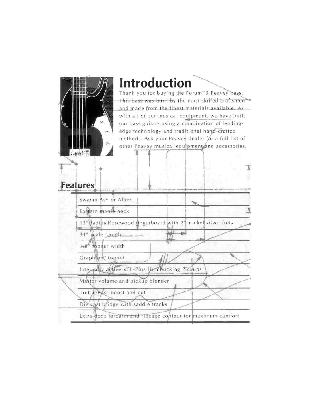 Peavey Forum 5 manual 