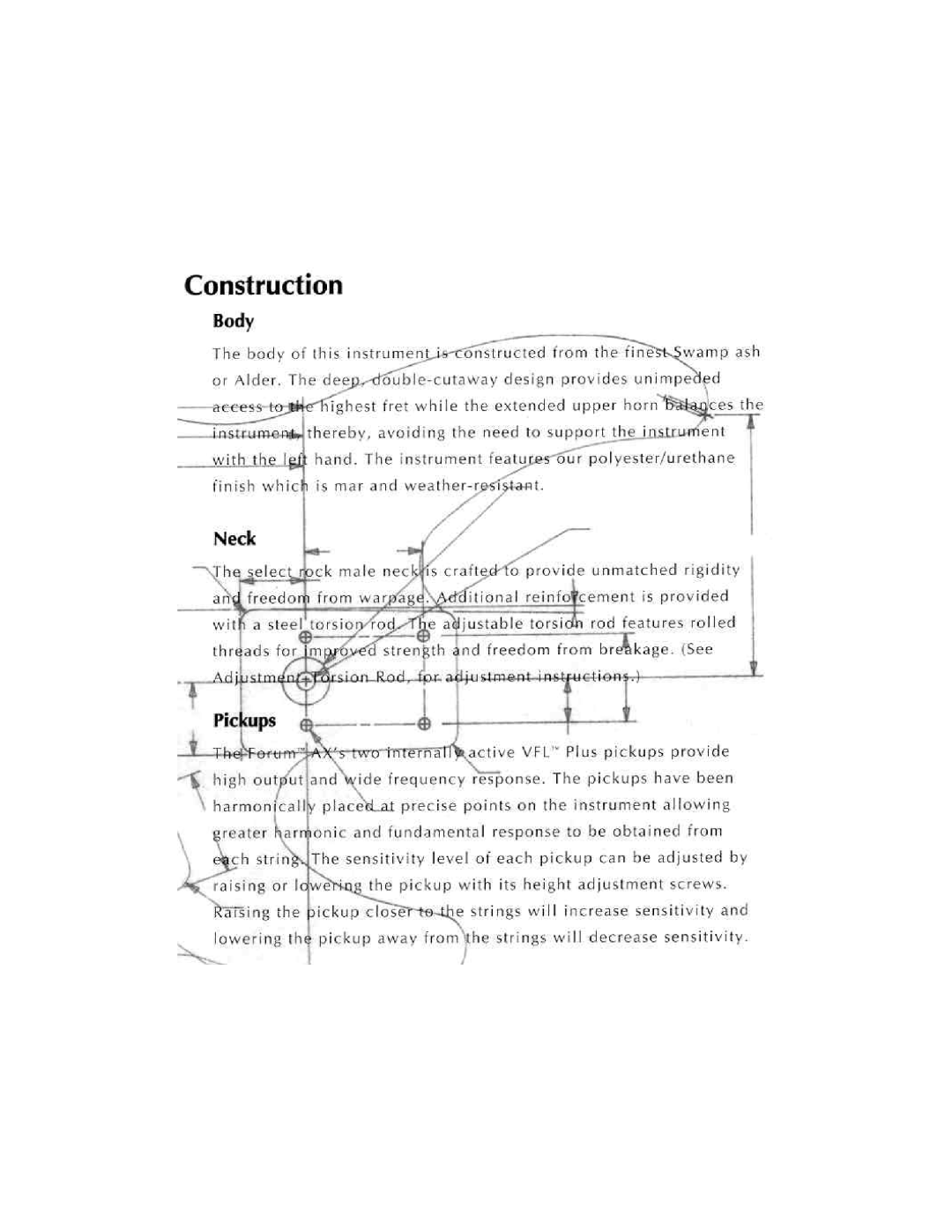 Peavey Forum AX manual 